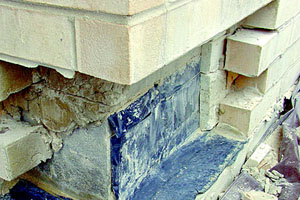 Failure to properly install flashing at wall corners and intersections can lead to water leakage, and possibly mold.