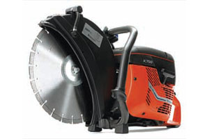 Husqvarna's 12- and 14-inch K750 power cutters have Oil Guard, which protects the engine from improper fuel.
