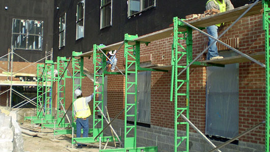 Contractors were able to bid on several sets of Non-Stop Scaffolding.