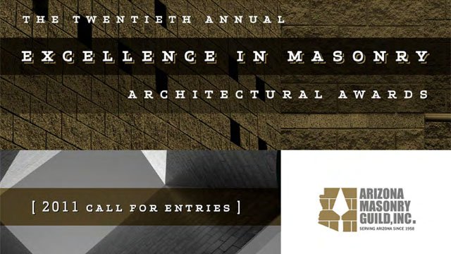 The “Call for Entries” for the Excellence in Masonry Architectural Awards program has been mailed.