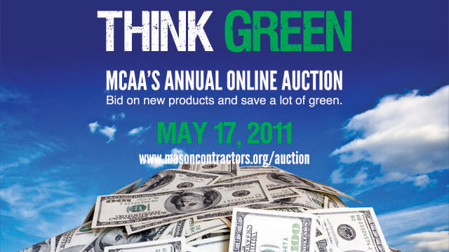The MCAA Online Auction will begin Tuesday, May 17, 2011 at 9:00 AM EDT/6:00 AM PDT.