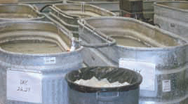 The Aggregate Lab includes a state-of-the-art curing room. Located in the curing room are cure tanks to cure materials being tested at the lab.