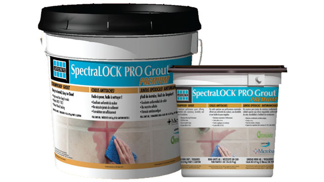 New LATICRETE SpectraLOCK PRO Premium Grout features color uniformity, durability and ease of installation.