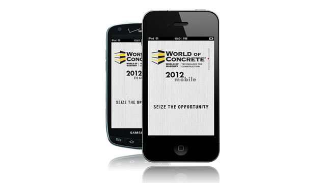 Stay connected with the free World of Concrete App.
