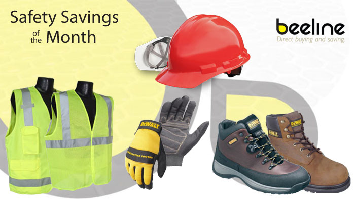 Hard hats, safety vests, gloves and steel toe boots are the MCAA Safety Savings of the Month.