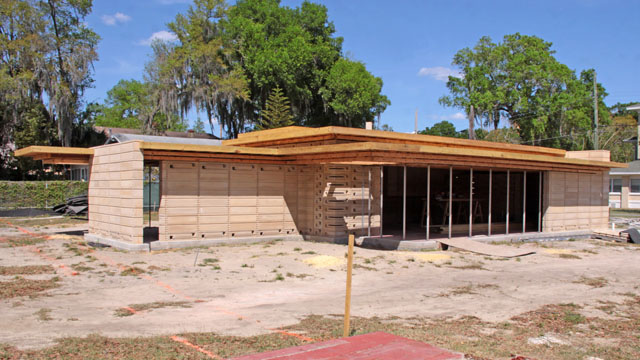 The new Usonian house at Florida Southern College