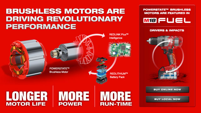 Brushless motors are driving revolutionary performance.