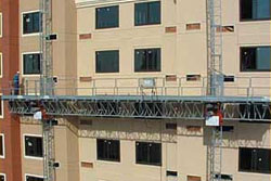 Accessories are not only saving valuable set-up time, they're also increasing the scaffolding's versatility.
