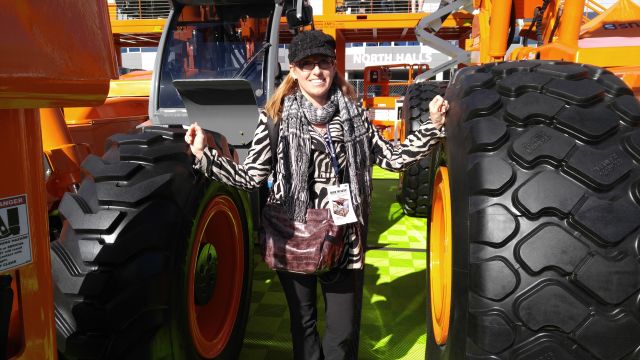Karen Hickey at the World of Concrete.