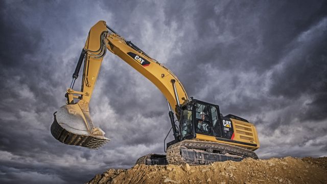 Cat® 336E H hybrid excavator