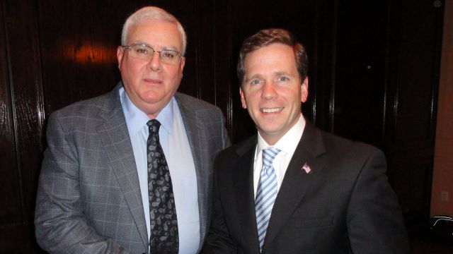 MCAA Chairman John Smith (left) with former Congressman Bob Dold (right)