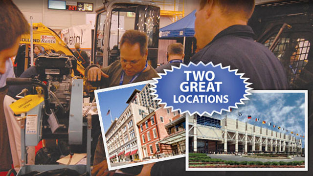 The Mid-Atlantic Hardscaping Trade Show will be held in two convenient locations for 2013