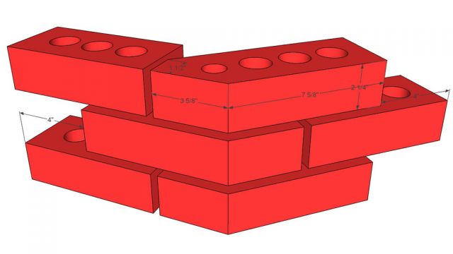 Image 1: Brick Layout