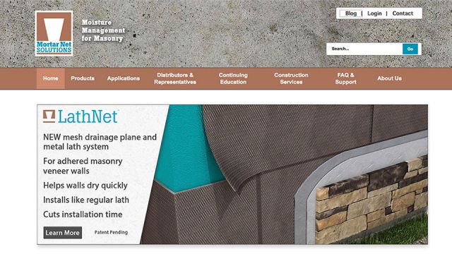 The new Mortar Net Solutions website
