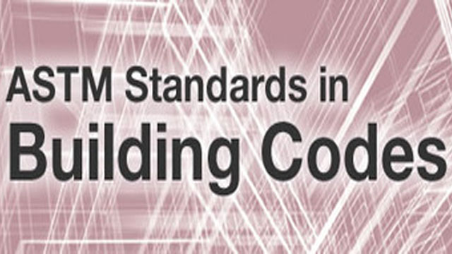 ASTM Standards in Building Codes is now available