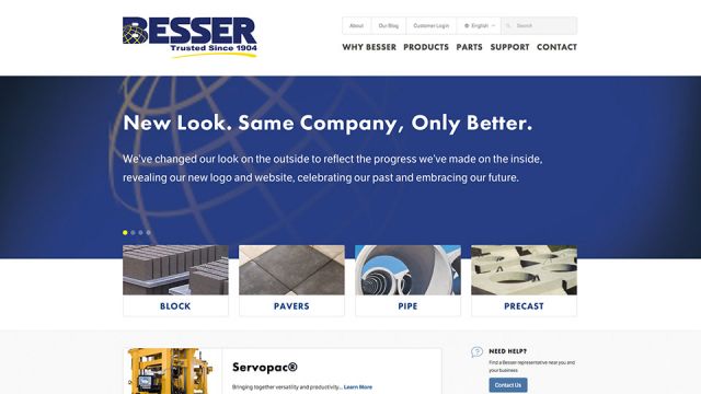 The new Besser website