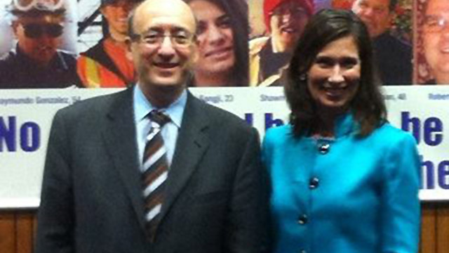 Assistant Secretary of Occupational Safety and Health Dr. David Michaels (left) with NSC president and CEO, Deborah Hersman