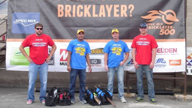 The winning team of Scott Tuttle and Tender Emmanuel Alvardo with Riley Allen and Patrick McCarthy of the SPEC MIX team