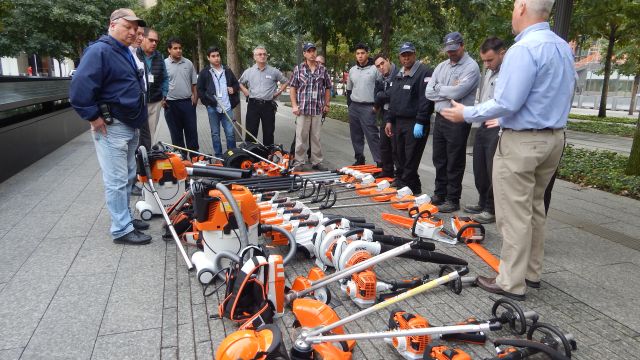 STIHL Inc. is providing power equipment as well as training to the maintenance and operations crews of the National September 11 Memorial.