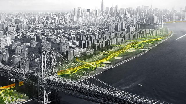 The Dryline project addresses New York City’s vulnerability to coastal flooding.