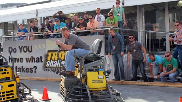 The Wacker Neuson Trowel Challenge® will take place in Booth #O30145